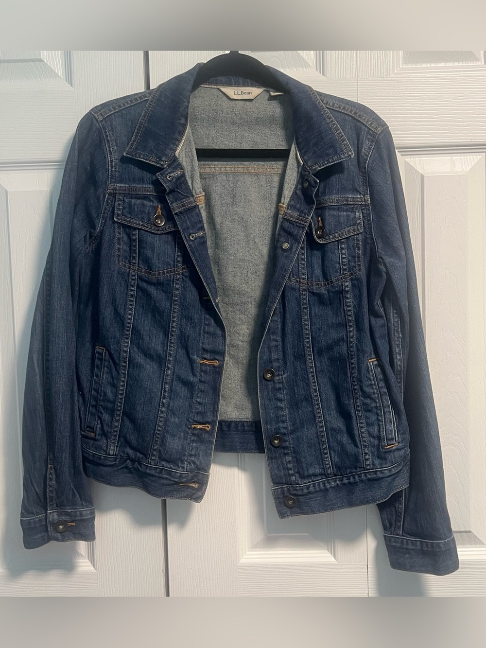 L.L. Bean Women's Dark Blue Denim Jacket